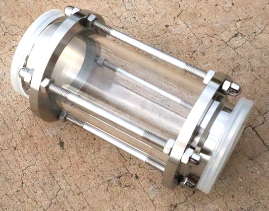 Brewing Sight Glass Stainless 2” Tri Clamp Distilling Pump Or Column Window