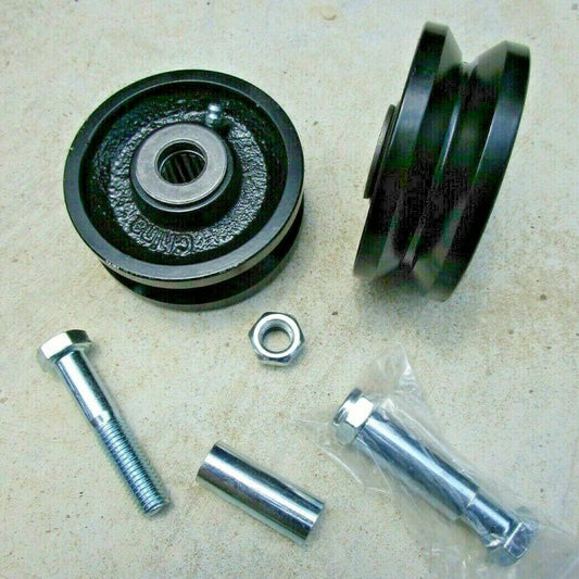 Driveway Rolling gate rollers casters wheels 1-Pair Cast Steel 3" Diameter