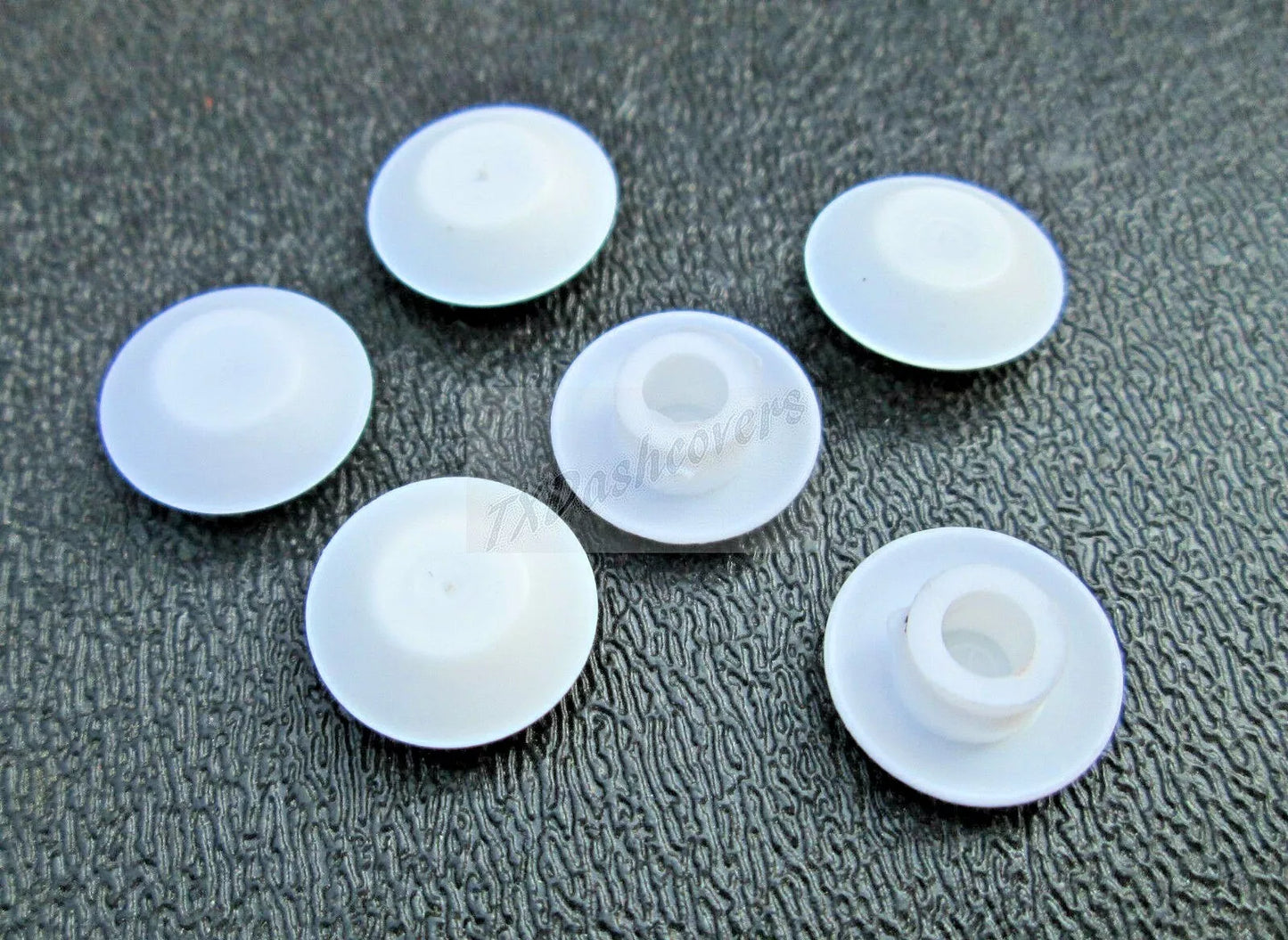 1/4" White Plastic HOLE PLUGS Plug Buttons Caps Flush Type (20)