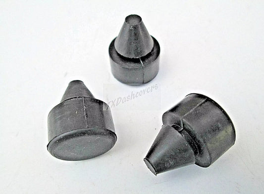 6-GM Door & Quarter Glass Snap in Door Opening Bumper Rubber Stops 17/64" Hole